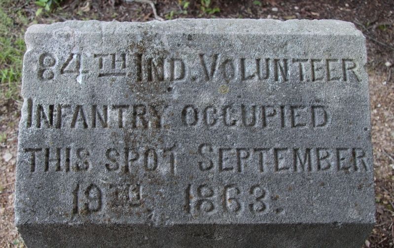 84th Indiana Infantry Marker image. Click for full size.