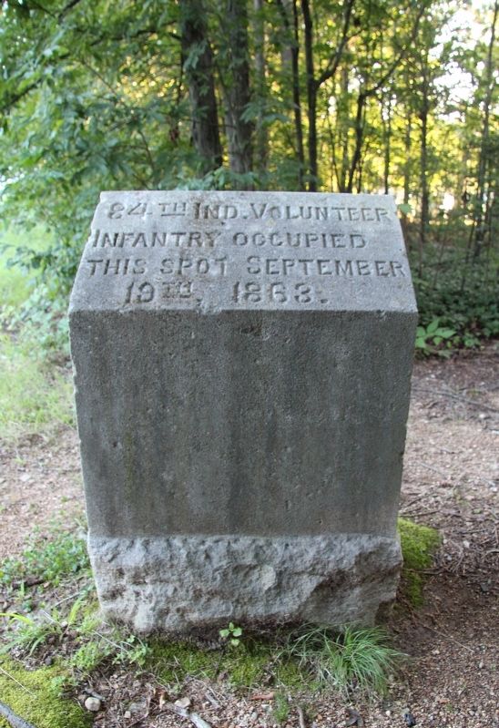 84th Indiana Infantry Marker image. Click for full size.