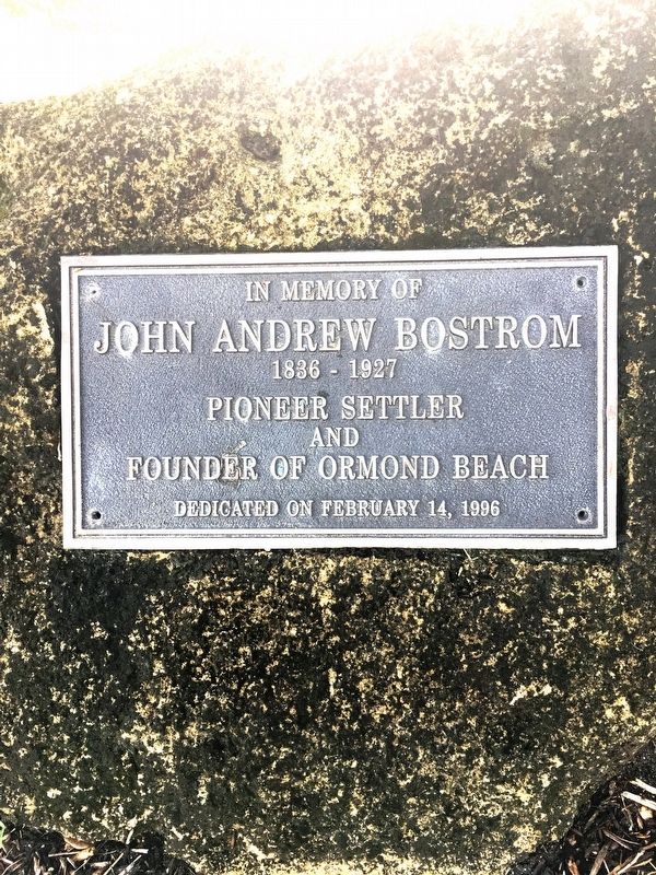 John Andrew Bostrom Marker. Click for full size. John Andrew Bostrom Marker image. Click for full size.
