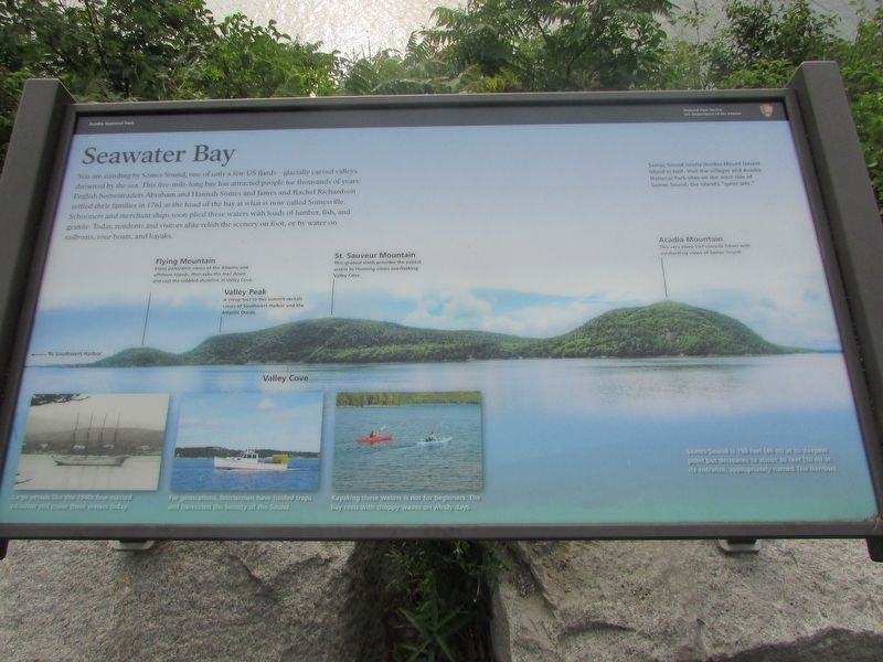 Seawater Bay Marker image. Click for full size.
