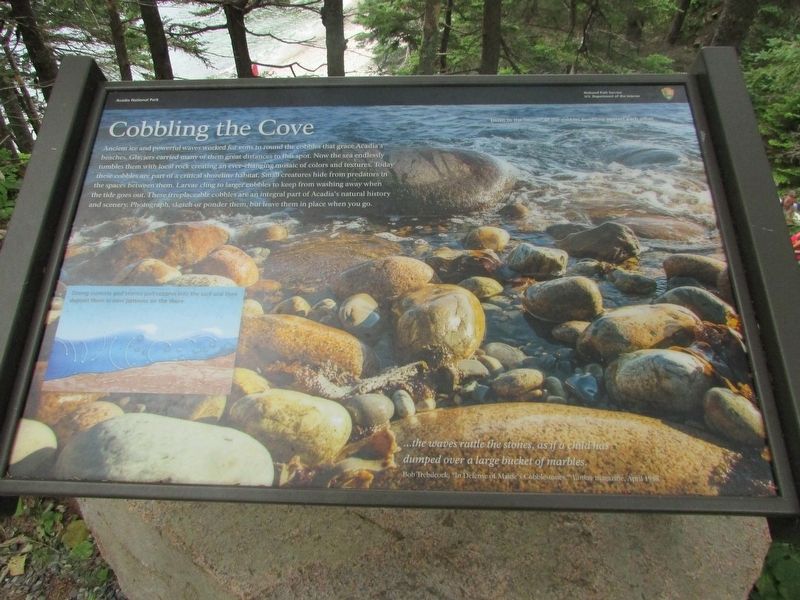 Cobbling the Cove Marker image. Click for full size.