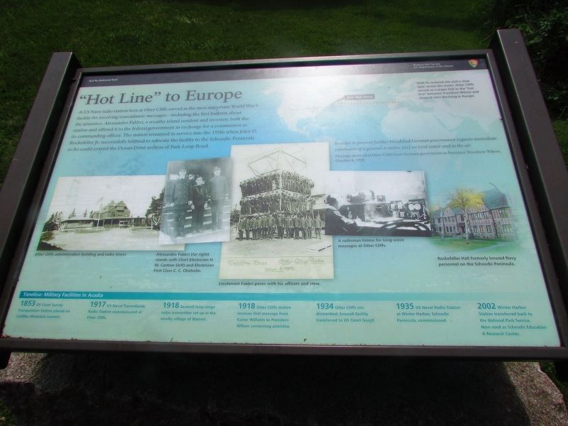 “Hot Line” to Europe Marker image. Click for full size.