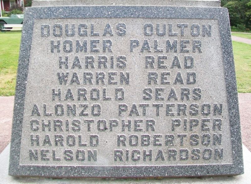 War Memorial WWI Honored Dead image. Click for full size.