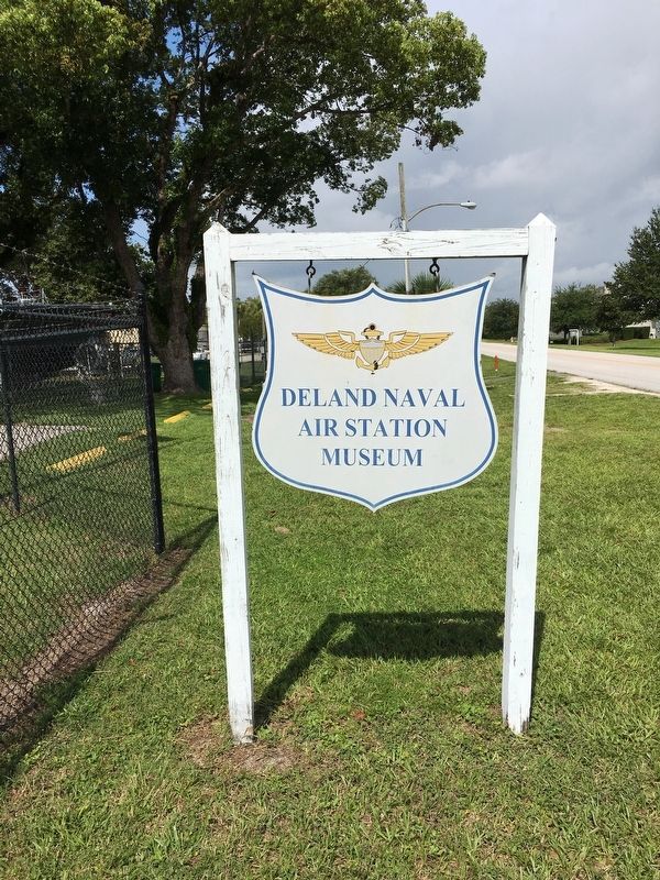 DeLand Naval Air Station Museum Sign. Click for full size. DeLand Naval Air Station Museum Sign image. Click for full size.