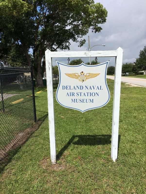 DeLand Naval Air Station Museum Sign image. Click for full size.
