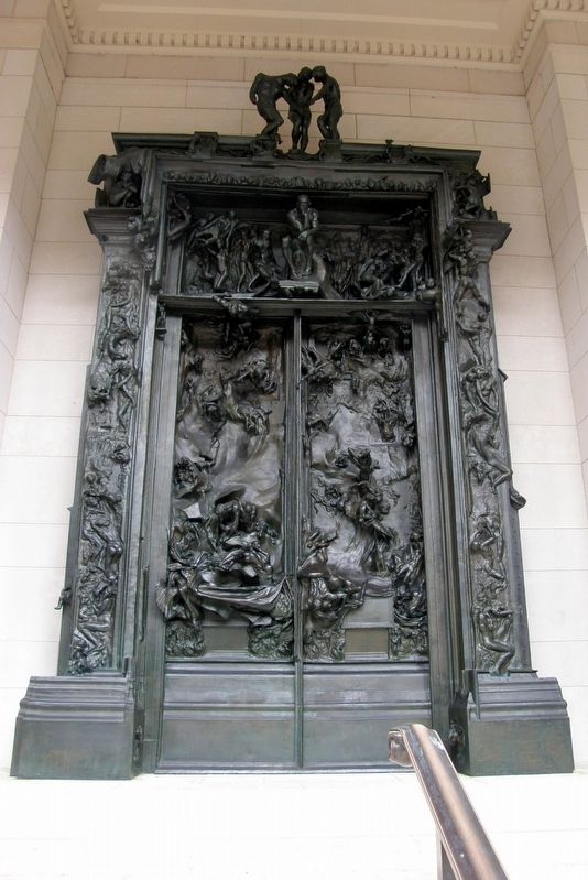 The Gates of Hell at the museum entrance image. Click for full size.