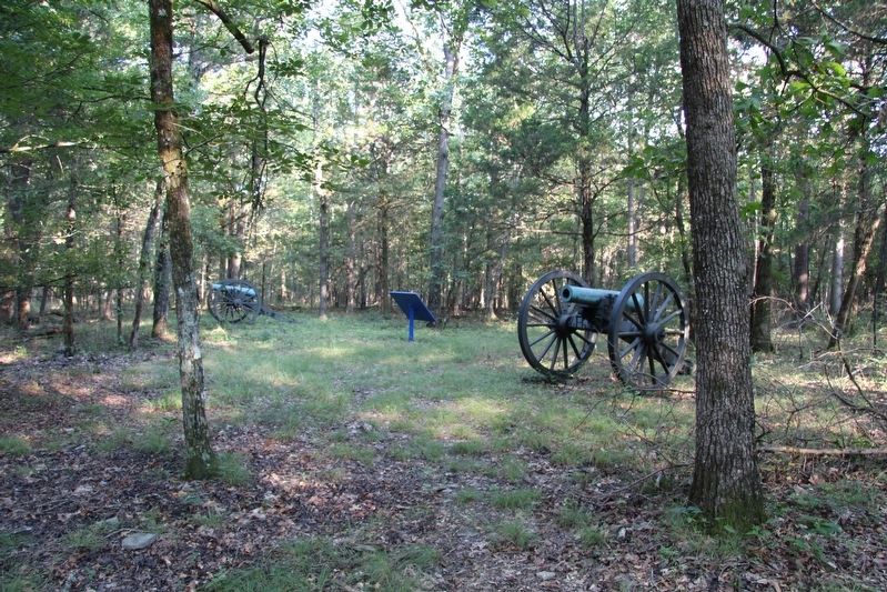 Battery D, 1st Michigan Light Artillery Marker image. Click for full size.