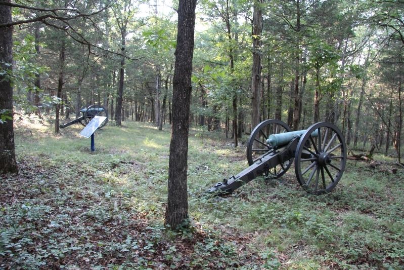 Battery D, 1st Michigan Light Artillery Marker image. Click for full size.