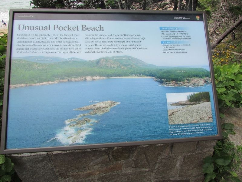 Unusual Pocket Beach Marker image. Click for full size.