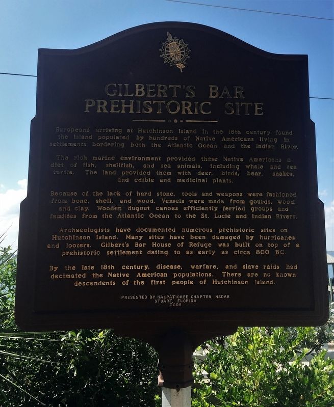Gilbert's Bar Prehistoric Site Marker. Click for full size. Gilbert's Bar Prehistoric Site Marker image. Click for full size.