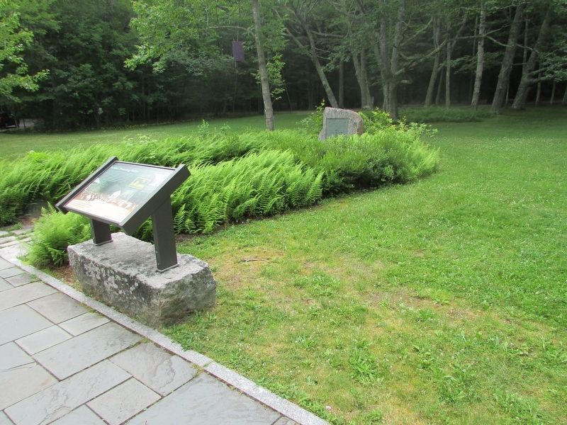 Marker at Sieur de Monts. Click for full size. Marker at Sieur de Monts image. Click for full size.