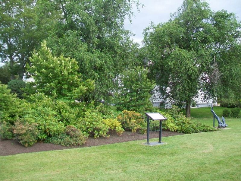 HMCS/NCSM Sackville Marker and Garden image. Click for full size.