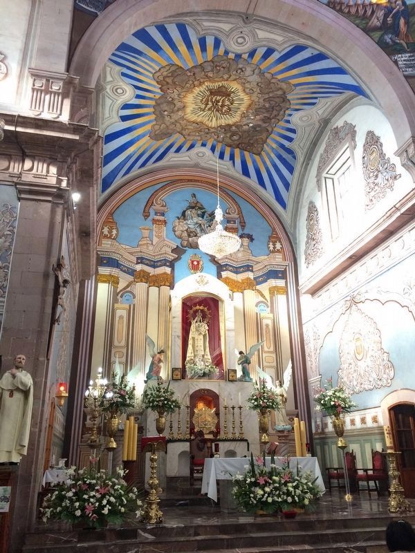 The interior of the Temple of La Merced image. Click for full size.