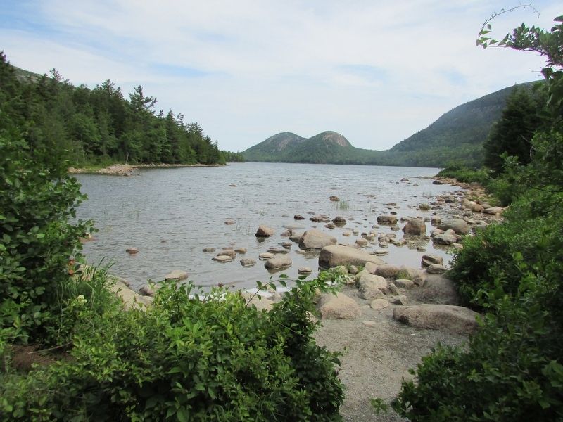 Jordan Pond. Click for full size. Jordan Pond image. Click for full size.