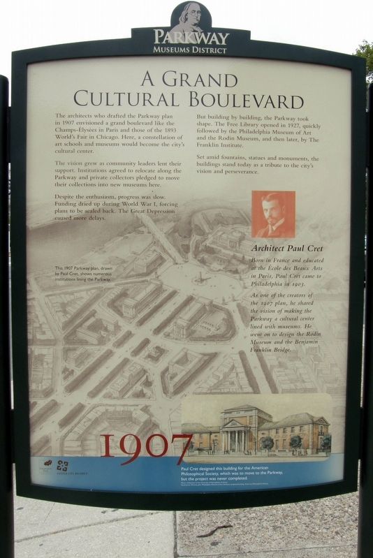 A Grand Cultural Boulevard Marker image. Click for full size.