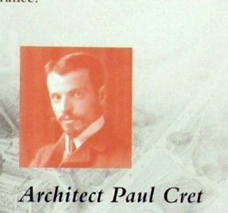 Insert - Architect Paul Cret. Click for full size. Insert - Architect Paul Cret image. Click for full size.