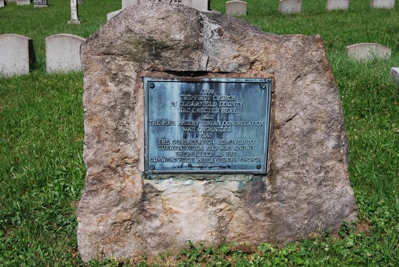 The First Church in Clearfield County Marker image. Click for full size.