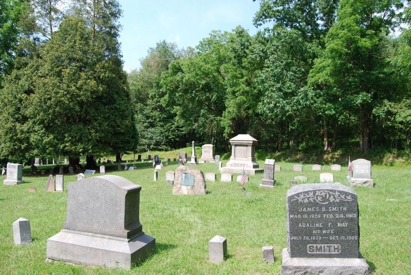 The First Church in Clearfield County Marker. Click for full size. The First Church in Clearfield County Marker image. Click for full size.