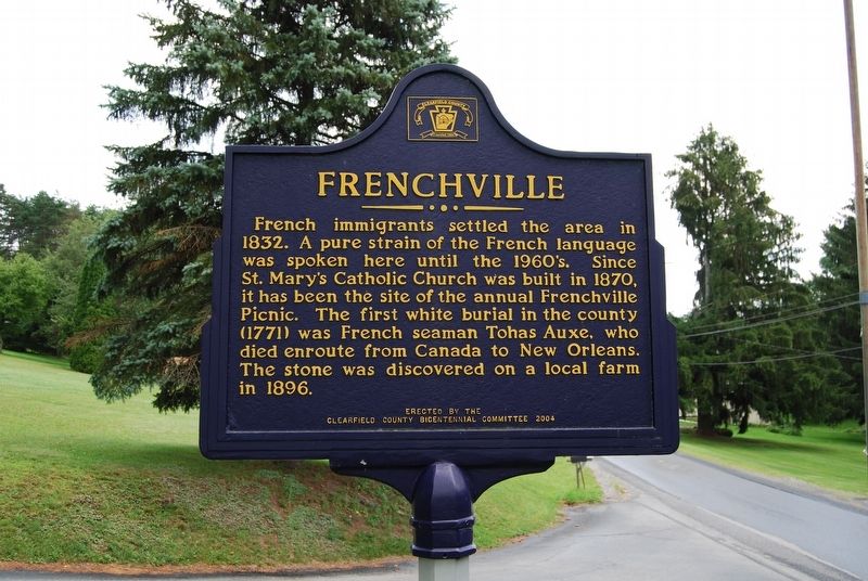 Frenchville Marker image. Click for full size.