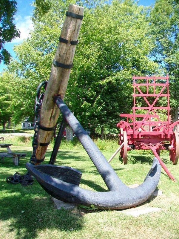 18th Century Anchor image. Click for full size.