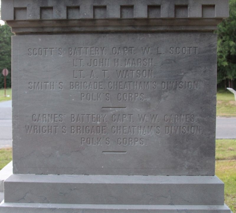 Tennessee C.S.A. Artillery Monument Marker image. Click for full size.