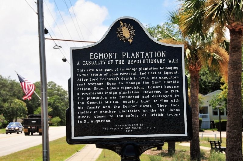 Egmont Plantation Marker. Click for full size. Egmont Plantation Marker image. Click for full size.