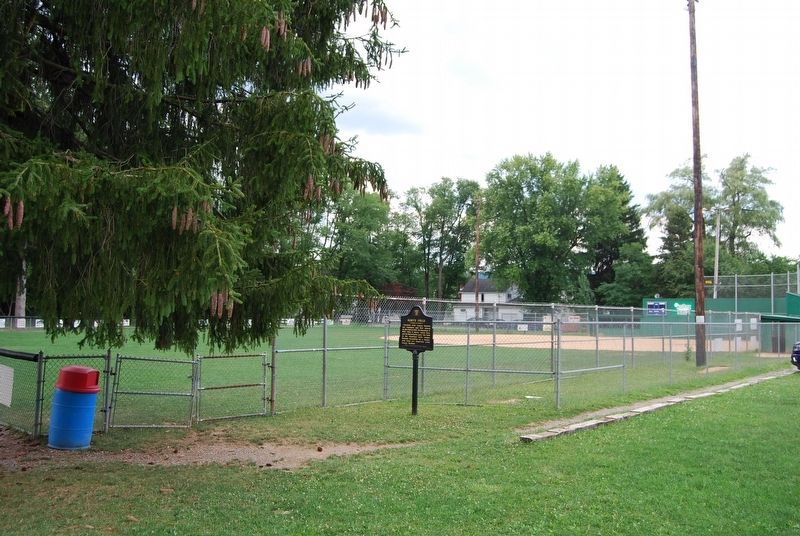 Kurtz Field Marker and Kurtz Field image. Click for full size.
