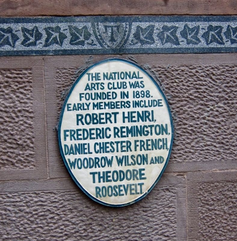 National Arts Club Marker image. Click for full size.
