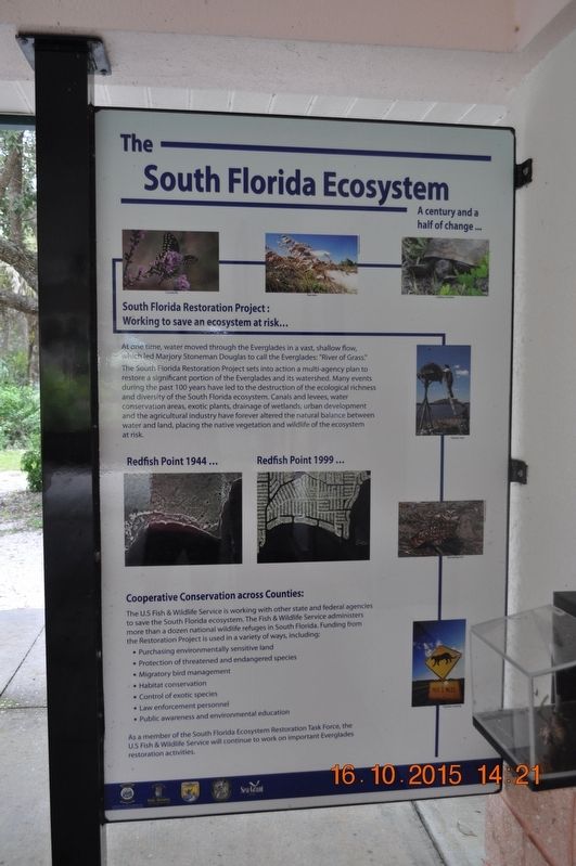 The South Florida Ecosystem Marker image. Click for full size.