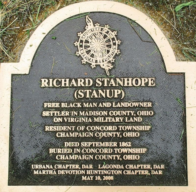 Richard Stanhope Marker image. Click for full size.