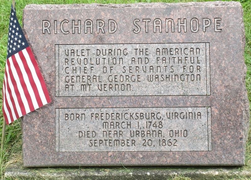 Richard Stanhope Marker. Click for full size. Richard Stanhope Marker image. Click for full size.