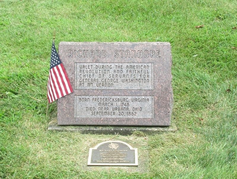 Richard Stanhope Marker. Click for full size. Richard Stanhope Marker image. Click for full size.