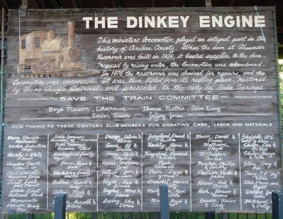 The Dinkey Engine Marker image. Click for full size.