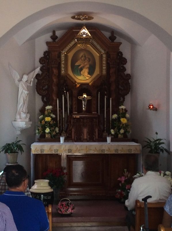 The altar of the shrine of Schoenstatt at Quertaro image. Click for full size.