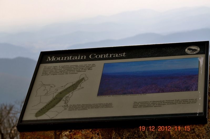 Mountain Contrast Marker. Click for full size. Mountain Contrast Marker image. Click for full size.