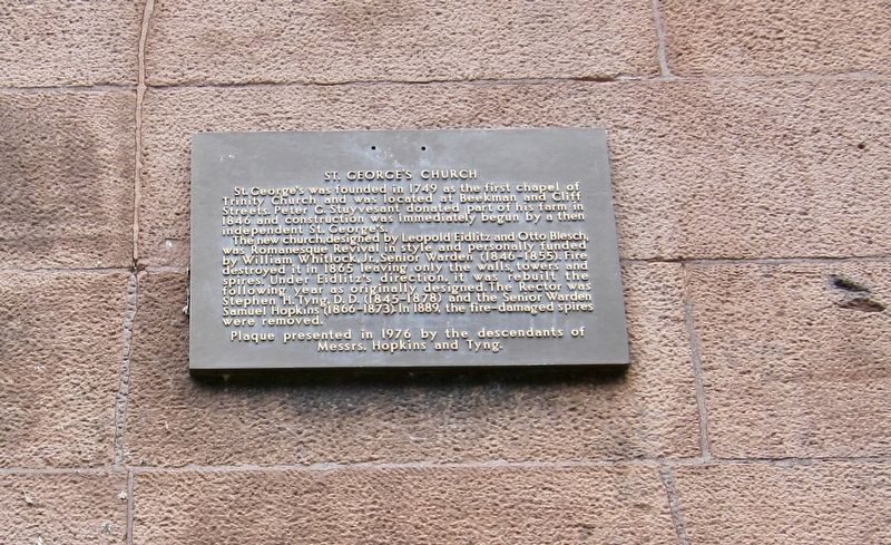 St. George's Church Marker. Click for full size. St. George's Church Marker image. Click for full size.