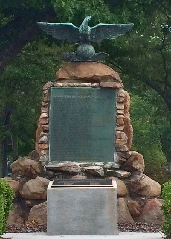 Calhoun County World War I Memorial . Click for full size. Calhoun County World War I Memorial image. Click for full size.