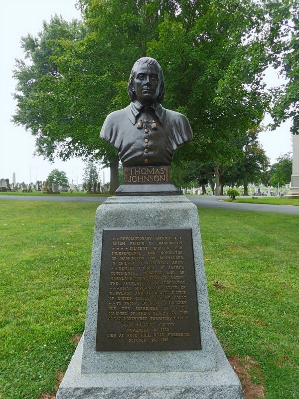 Thomas Johnson Marker. Click for full size. Thomas Johnson Marker image. Click for full size.