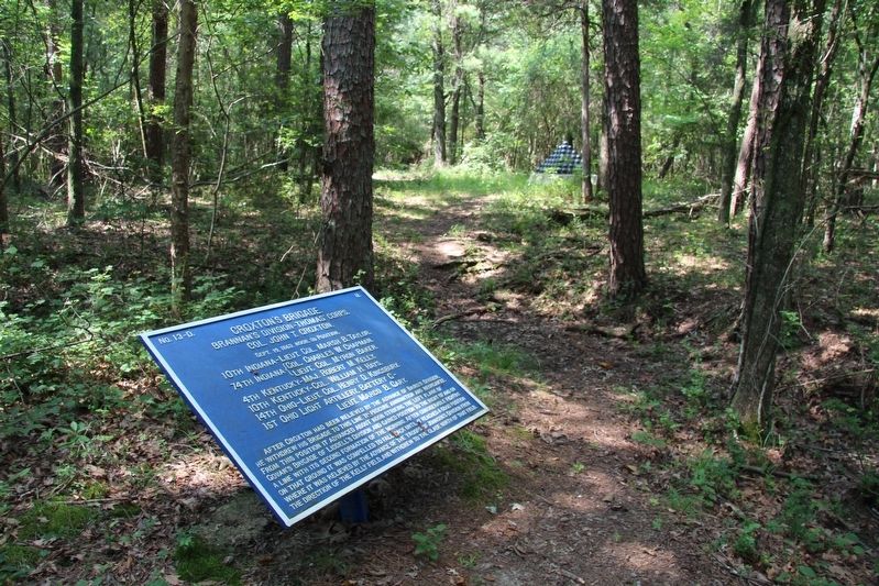 Croxton's Brigade Marker. Click for full size. Croxton's Brigade Marker image. Click for full size.
