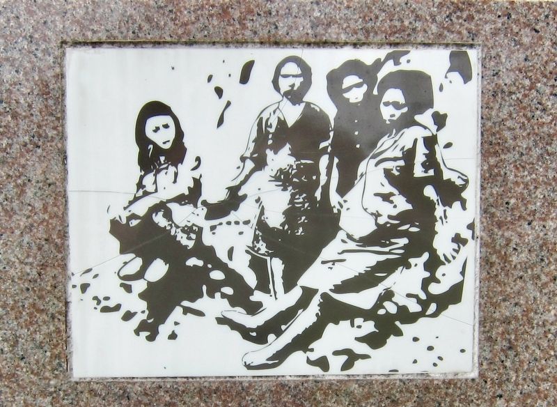 The "Comfort Women" - Closeup of Photograph on Monument. Click for full size. The "Comfort Women" - Closeup of Photograph on Monument image. Click for full size.