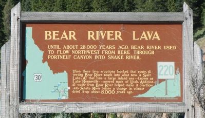Bear River Lava Marker. Click for full size. Bear River Lava Marker image. Click for full size.