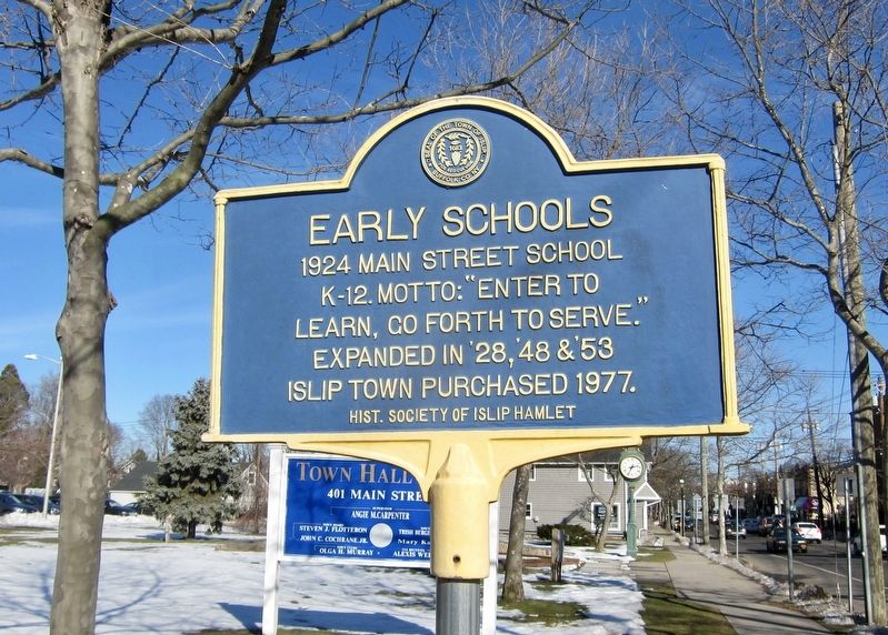 Early Schools Marker image. Click for full size.