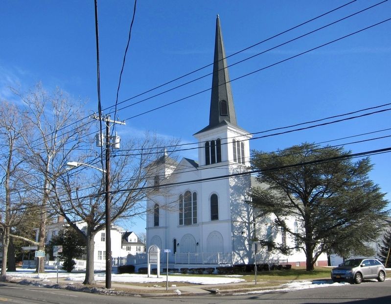 Presbyterian Church and Marker image. Click for full size.