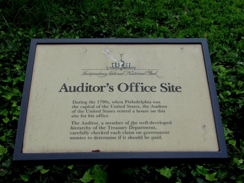 Auditors Office Site Marker image. Click for full size.