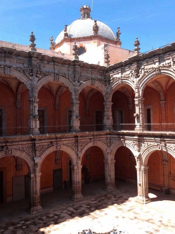 An interior view of the Former Convent of San Agustn image. Click for full size.