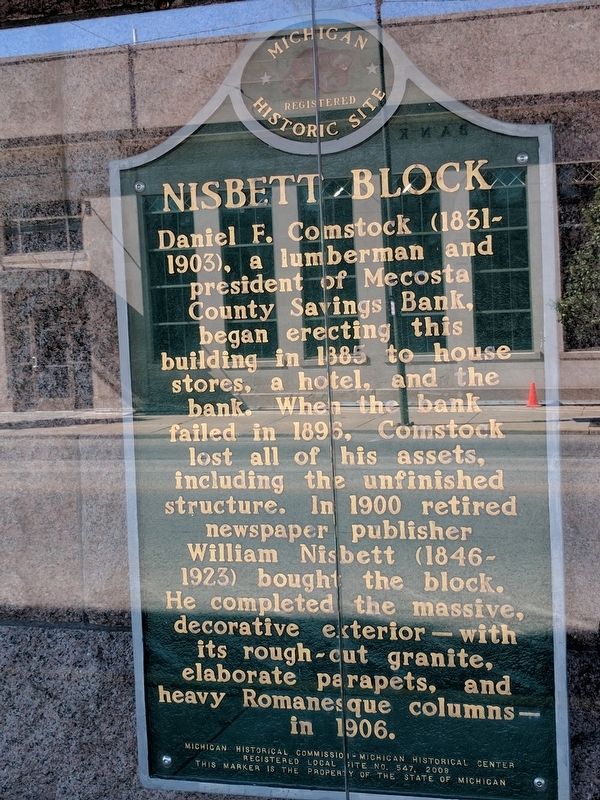 Nisbett Block Marker. Click for full size. Nisbett Block Marker image. Click for full size.