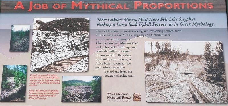 Ah Hee Diggings Marker image. Click for full size.