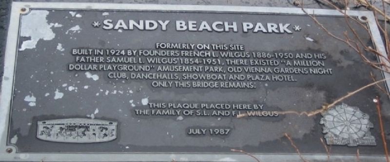 Sandy Beach Park Marker image. Click for full size.