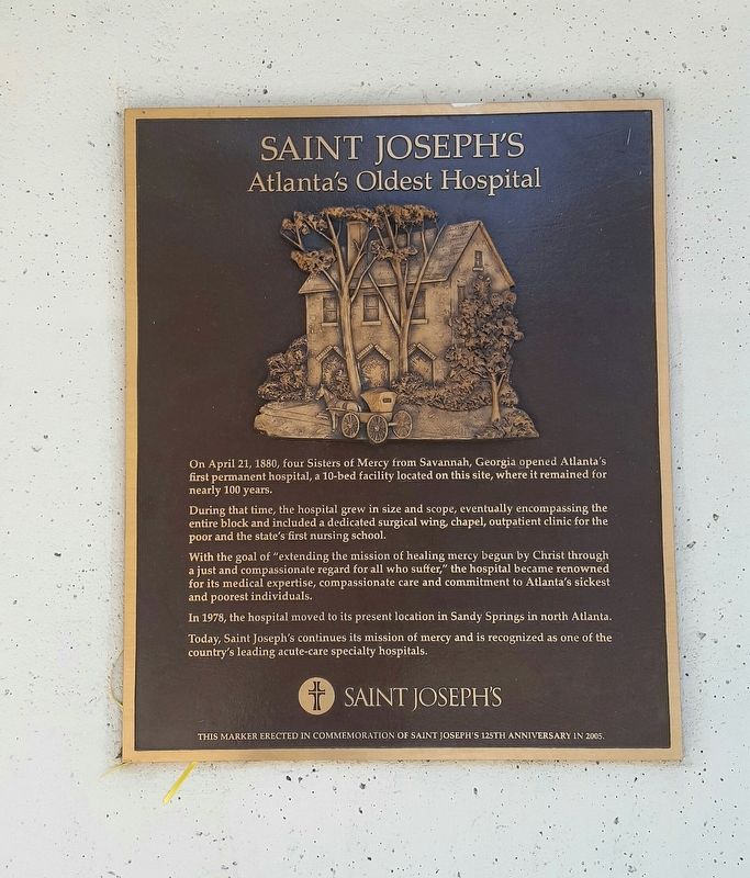 Saint Joseph's Marker. Click for full size. Saint Joseph's Marker image. Click for full size.