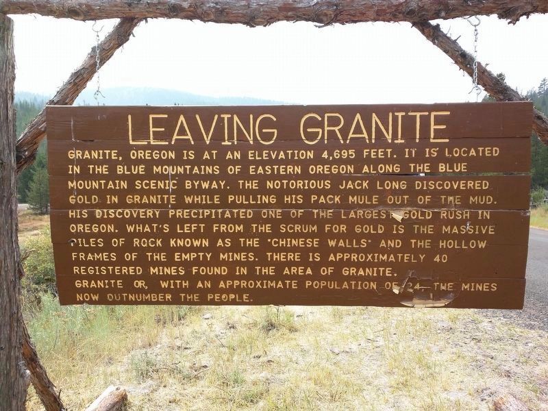 Leaving Granite - Side B image. Click for full size.